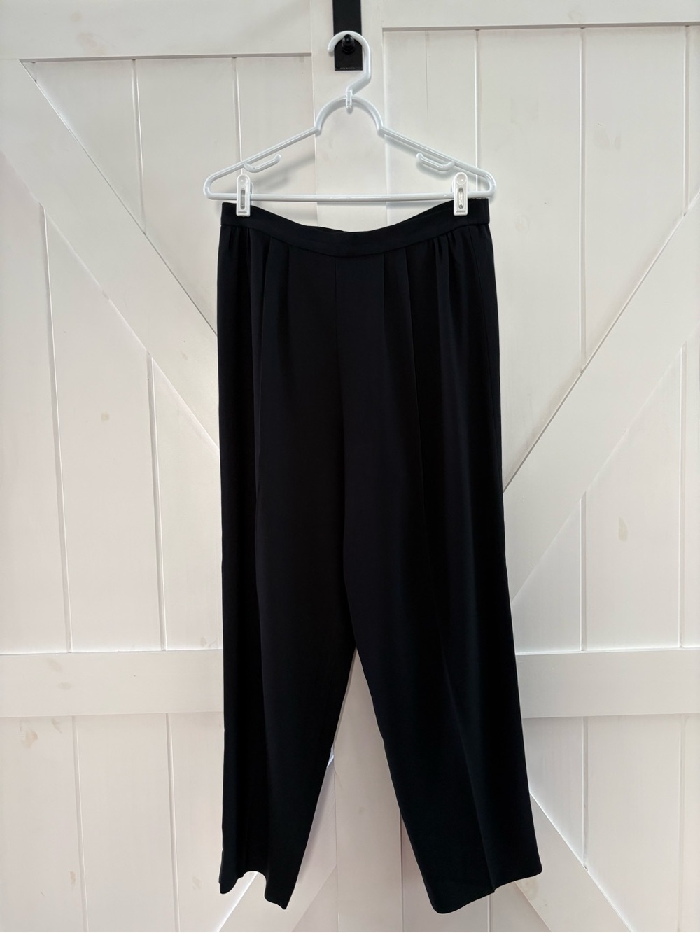Liz Claiborne Petite Classic Straight Leg Black Dress Pants Size 10